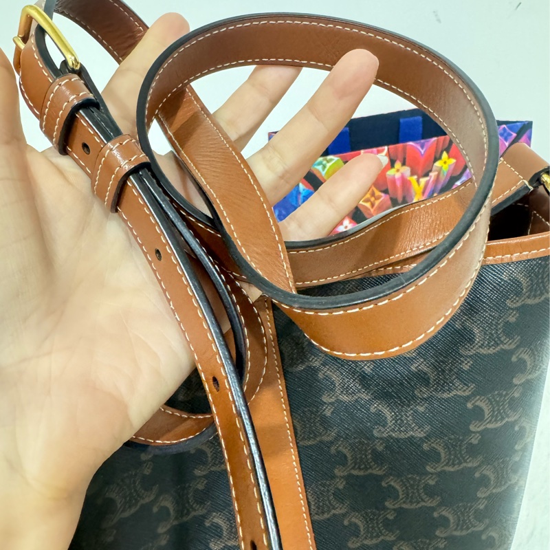 Celine 老花小水桶-13