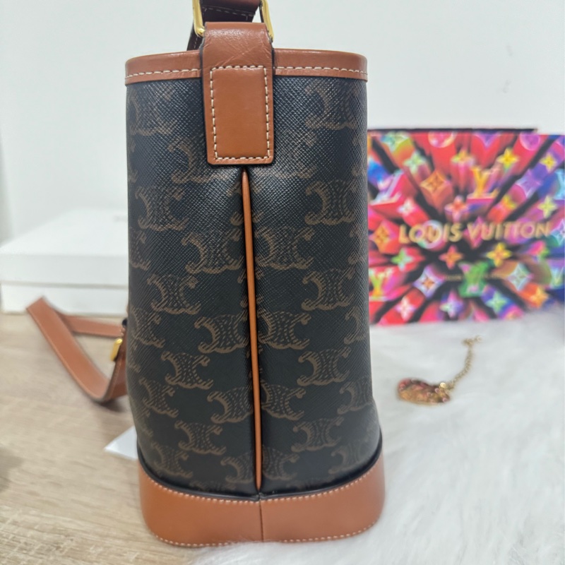 Celine 老花小水桶-16