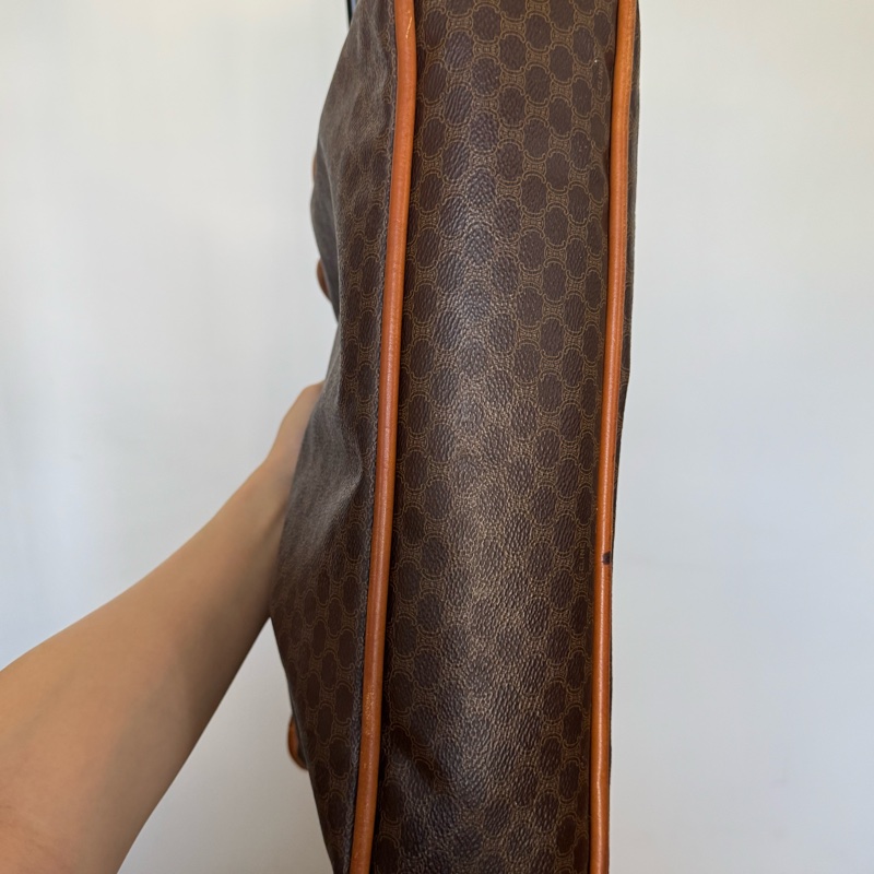 Celine Macadam Tote 老花包 筆電包 意大利製 真皮-3
