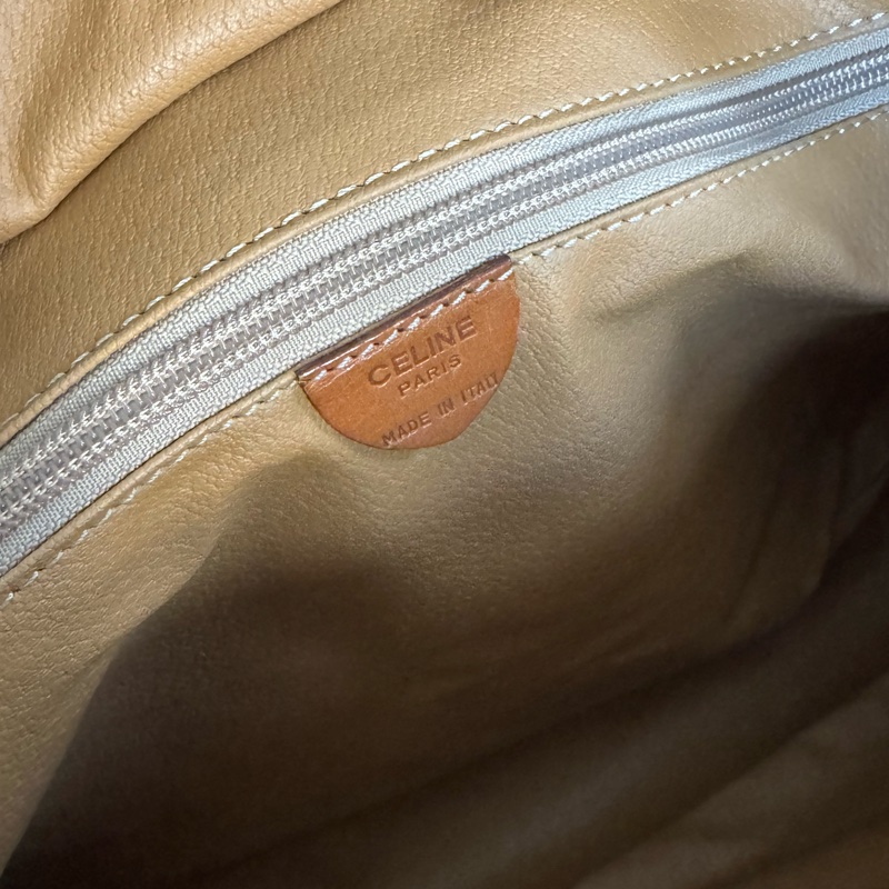 Celine Macadam Tote 老花包 筆電包 意大利製 真皮-5