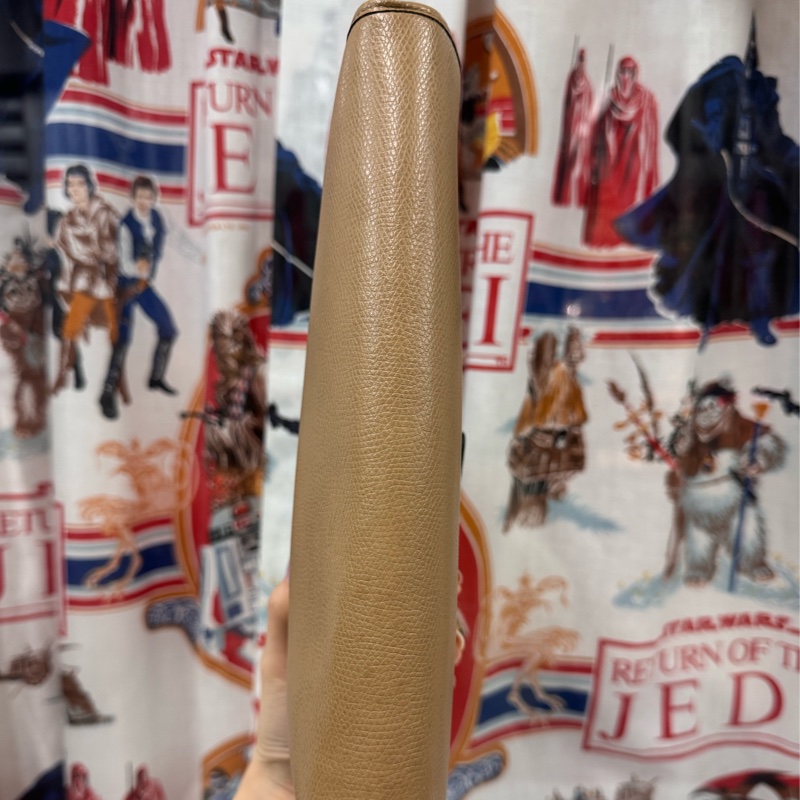 Christian Dior 迪奧 真皮兩用包 斜背包 腋下包 淺棕色 卡其色-16