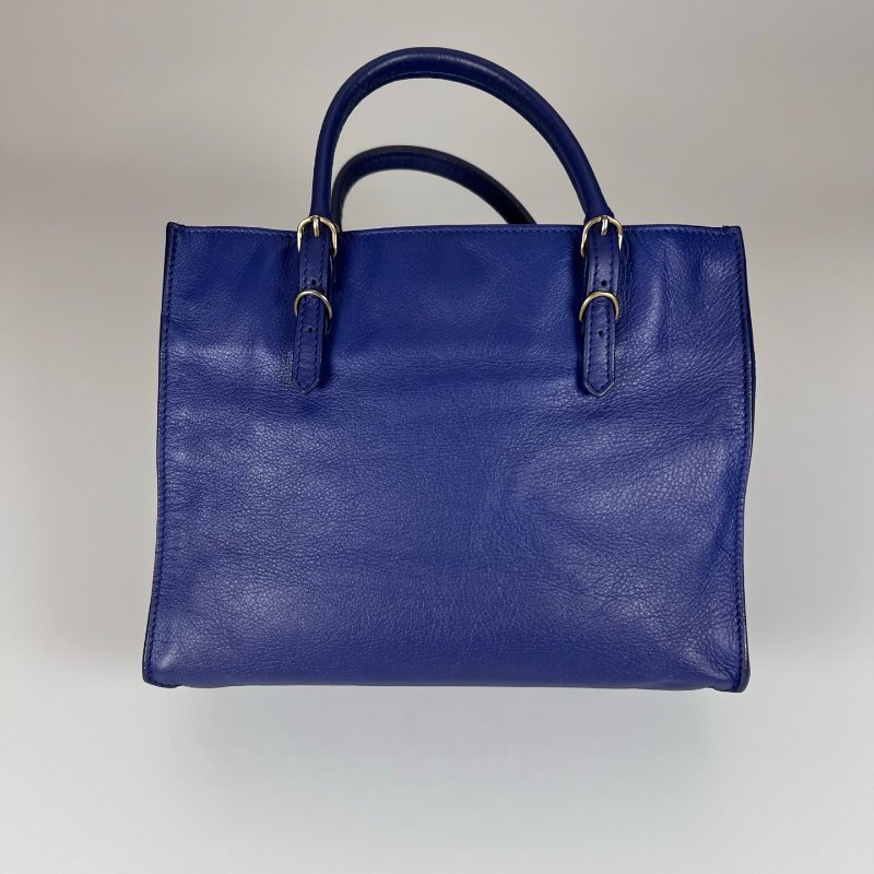 BALENCIAGA 305572 藍機車托特包MINI-1