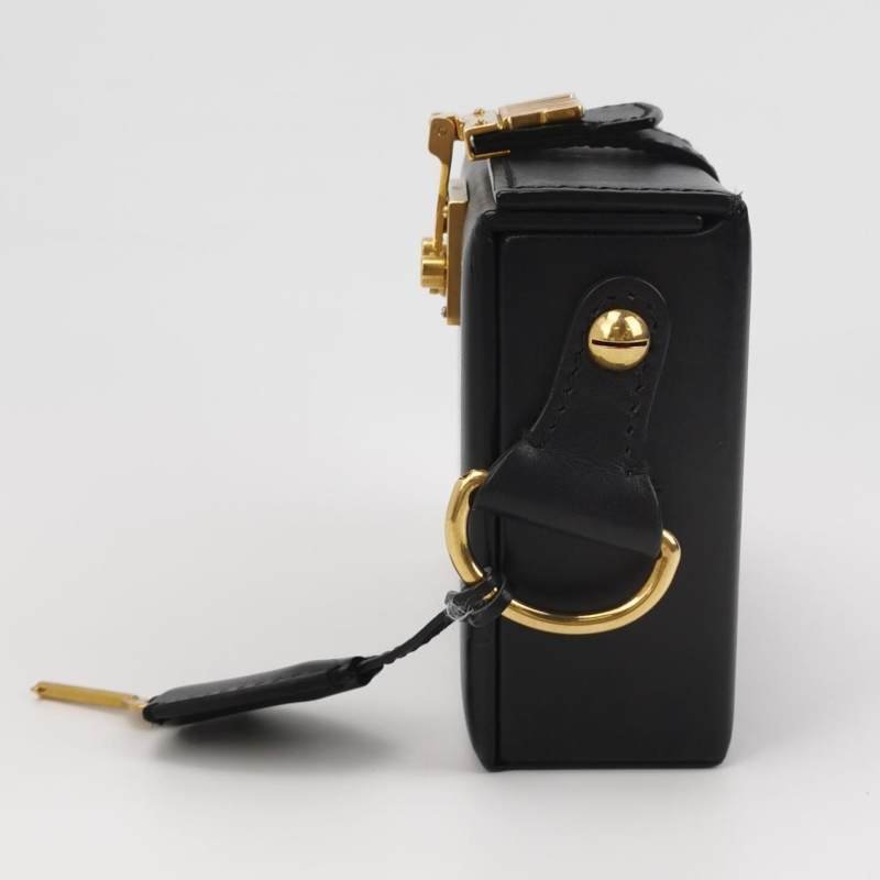 Dior Addict box羊皮純色Dior鎖扣斜挎包單肩包-2
