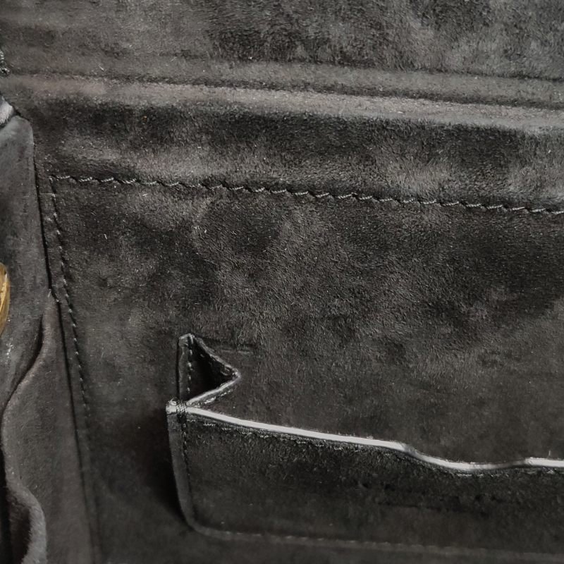 Dior Addict box羊皮純色Dior鎖扣斜挎包單肩包-9