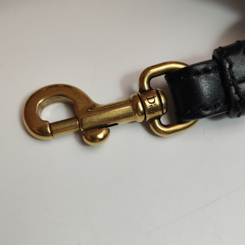 Dior Addict box羊皮純色Dior鎖扣斜挎包單肩包-14