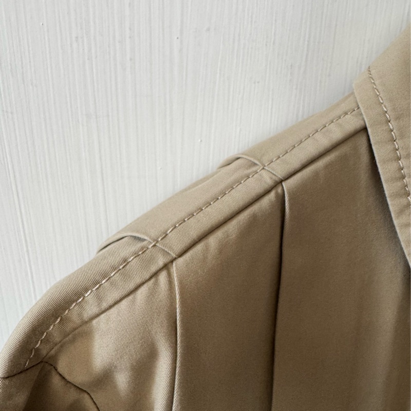 Dior卡其色拉鏈短袖洋裝-8