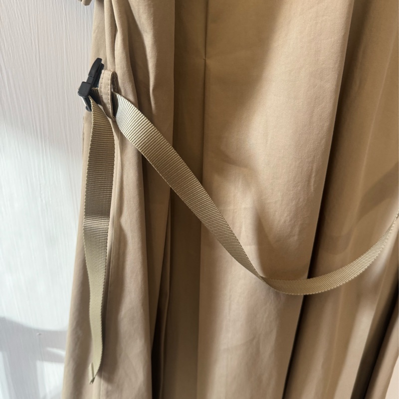 Dior卡其色拉鏈短袖洋裝-18