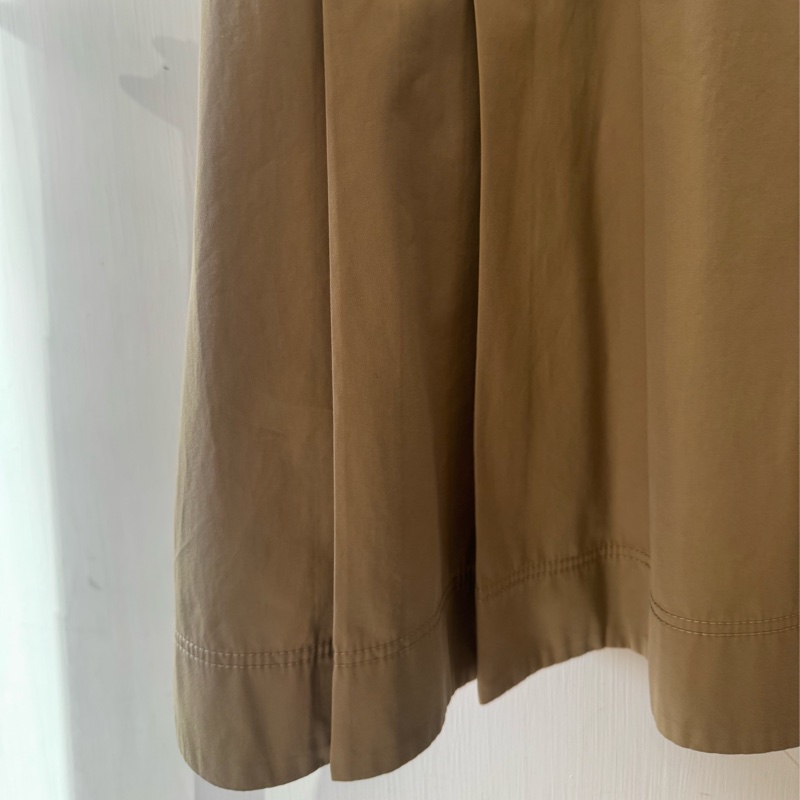 Dior卡其色拉鏈短袖洋裝-26