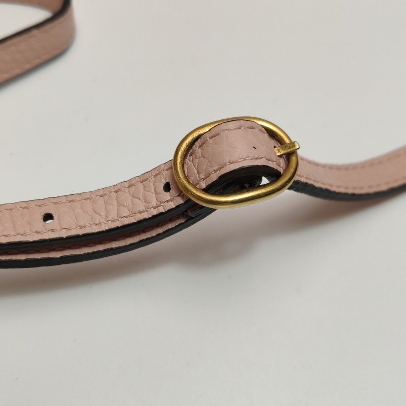 Gucci Animalier牛皮純色字母logo動物裝飾斜挎包單肩包-12
