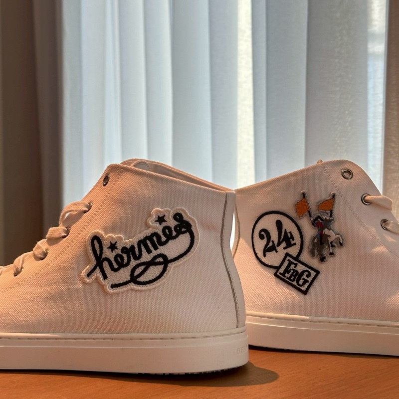 愛馬仕帆布鞋-0