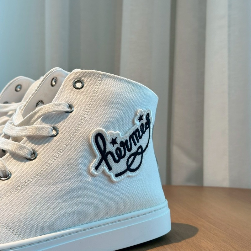 愛馬仕帆布鞋-3