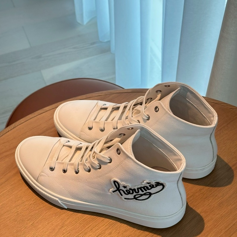 愛馬仕帆布鞋-7