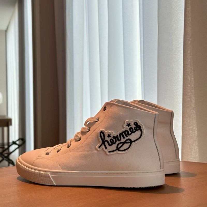 愛馬仕帆布鞋-8