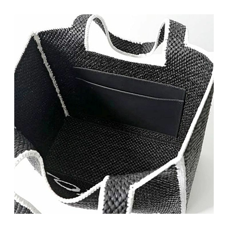 LOEWE 拉菲草字體手提袋(大)A685B60X01 1100-3