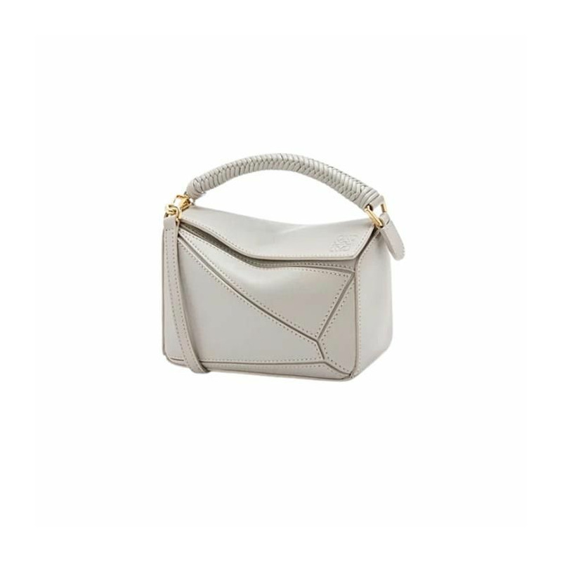 LOEWE 光滑小牛皮迷你拼圖包 6579-0