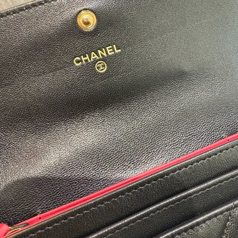 *SHIHNA名牌精品* CHANEL 19系列小羊皮口蓋中夾-3