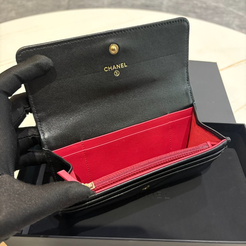 *SHIHNA名牌精品* CHANEL 19系列小羊皮口蓋中夾-5