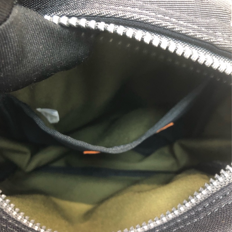 PORTER AIR FORCE 黑色灰色帶斜孭包 腰包 XC133-15