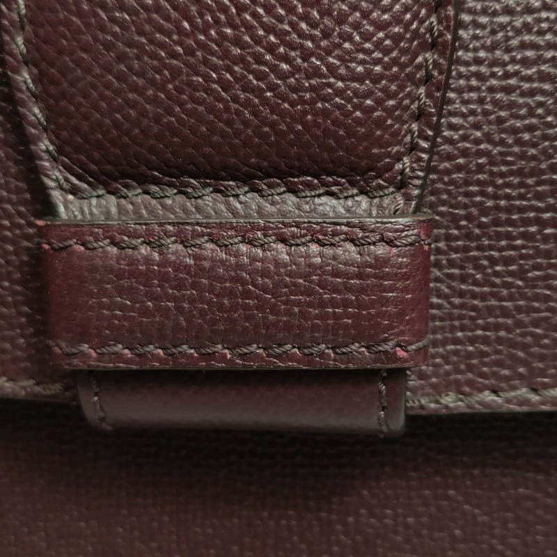 Burberry牛皮帆布拼色格紋字母Logo單肩包-16