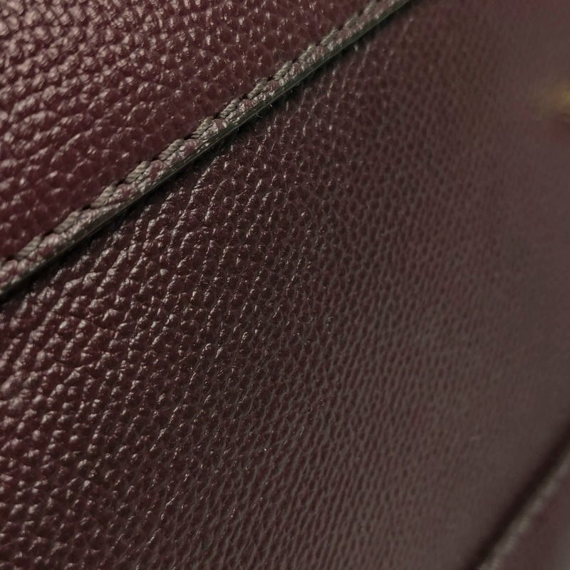 Burberry牛皮帆布拼色格紋字母Logo單肩包-21