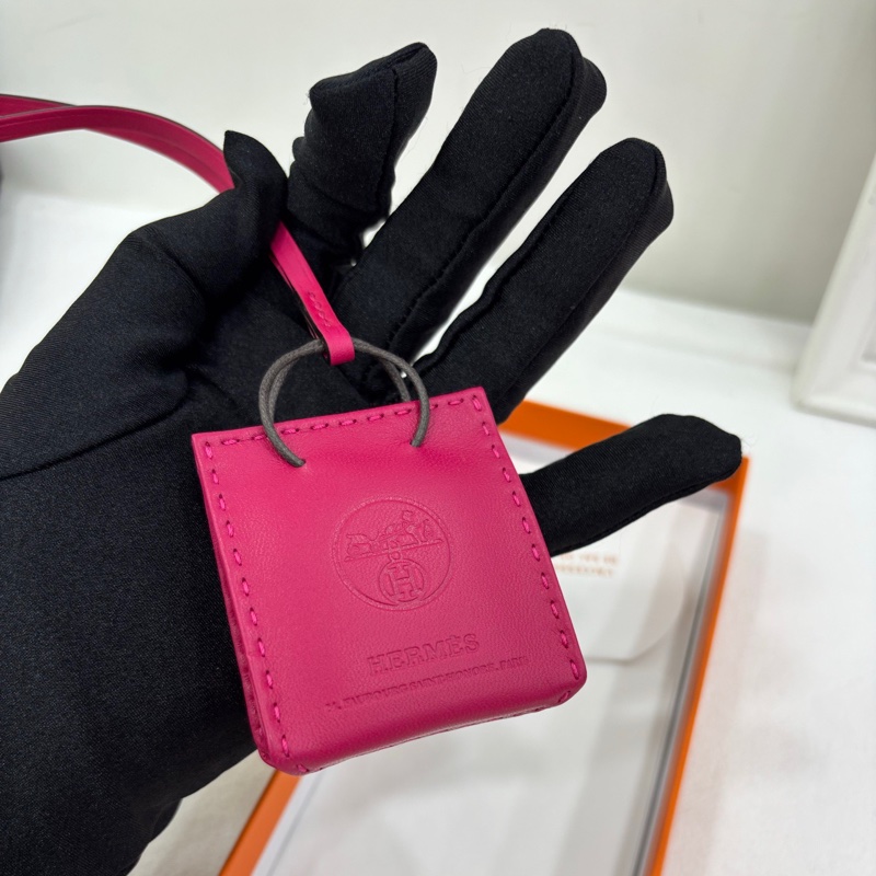 HERMES 愛馬仕 小福袋吊飾 全新-2