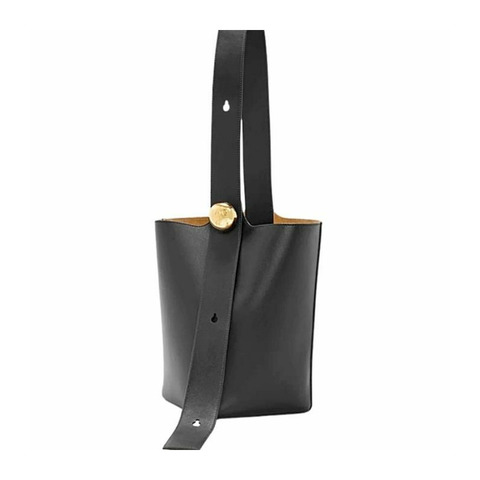 LOEWE 光滑小牛皮鵝卵石紋水桶包 中 1100