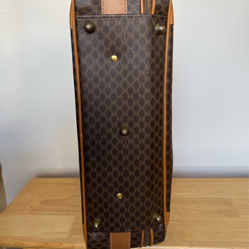 Celine Macadam 手提行李箱 行李包 真皮帆布-12