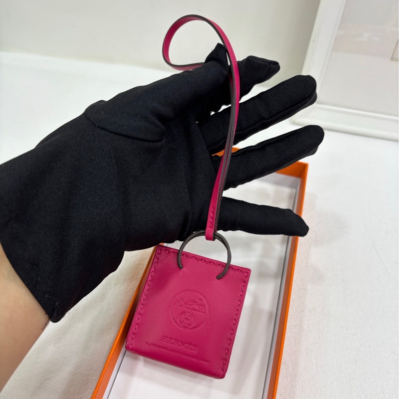 HERMES 愛馬仕 小福袋吊飾 全新-1