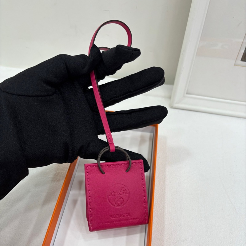 HERMES 愛馬仕 小福袋吊飾 全新-2