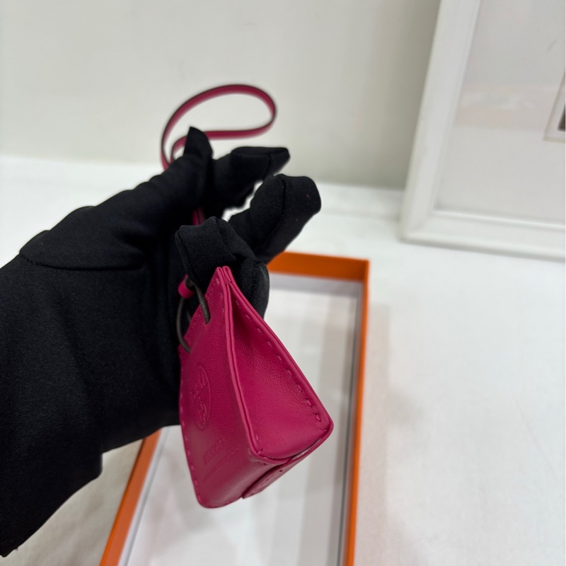 HERMES 愛馬仕 小福袋吊飾 全新-3