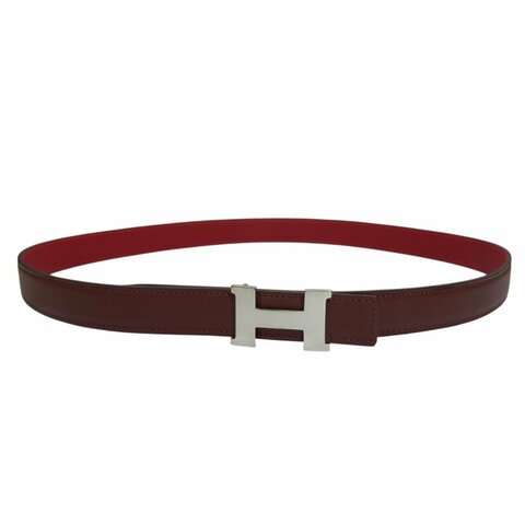 HERMES Mini H 24mm 雙面 腰帶 框P刻
