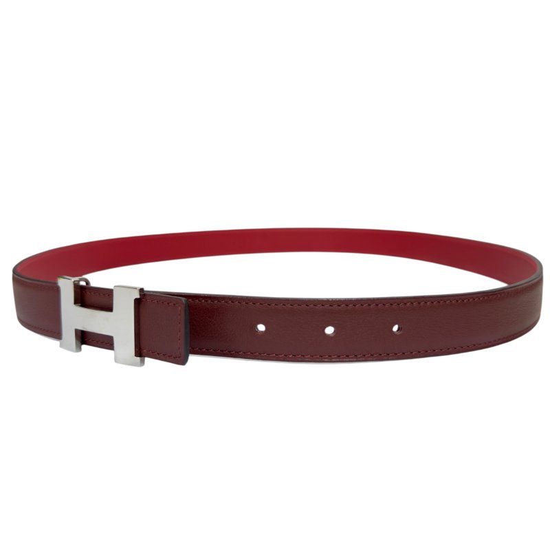 HERMES Mini H 24mm 雙面 腰帶 框P刻-5