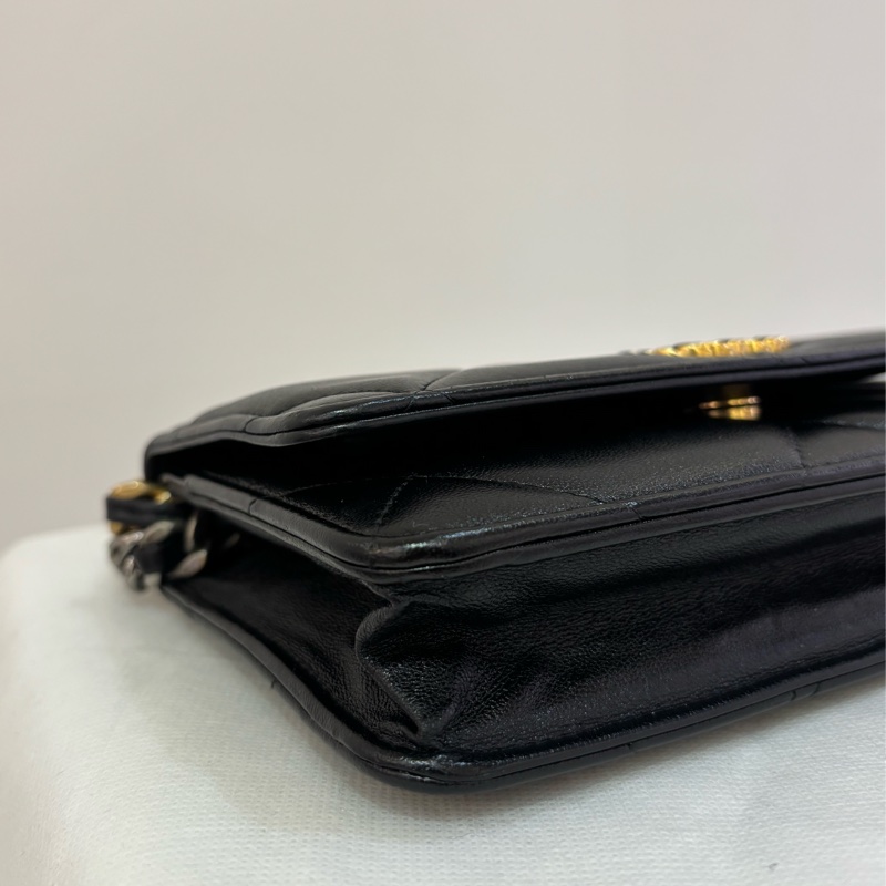 CHANEL黑羊皮19WOC-5