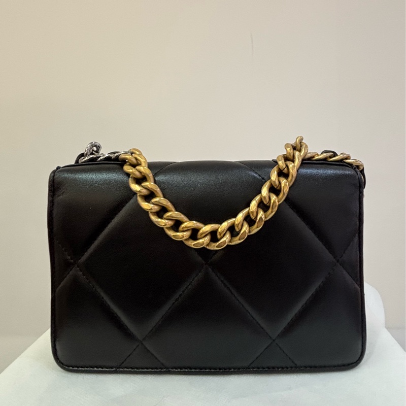 CHANEL黑羊皮19WOC-9