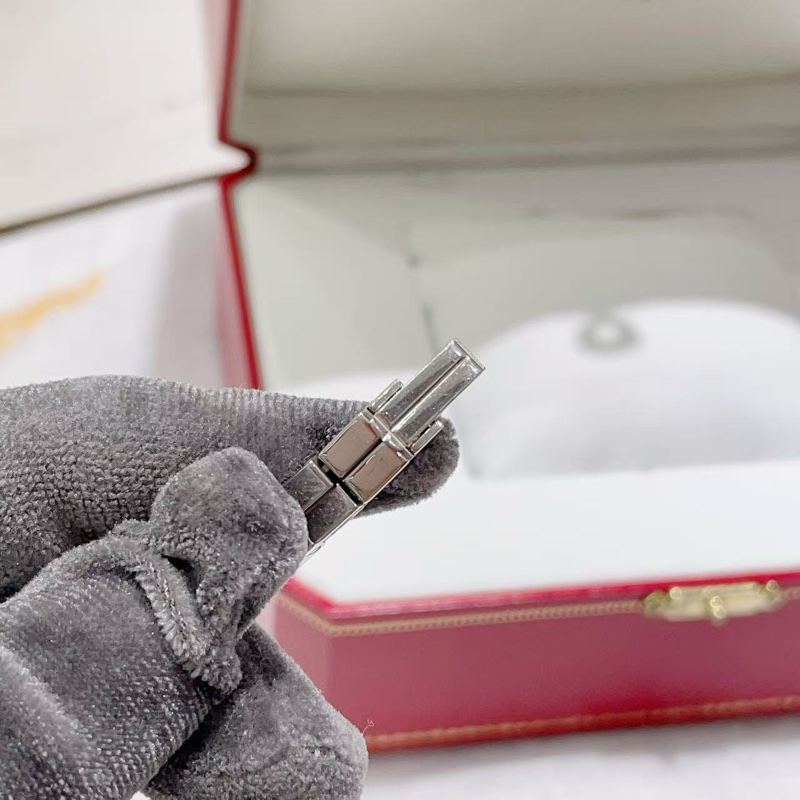 卡地亞WJ2004W3白金鑽石女表手鏈表-4