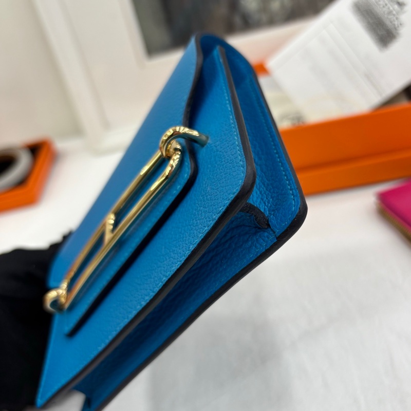Hermes 愛馬仕 roulis slim豬鼻子錢包腰包零錢包 z刻-7