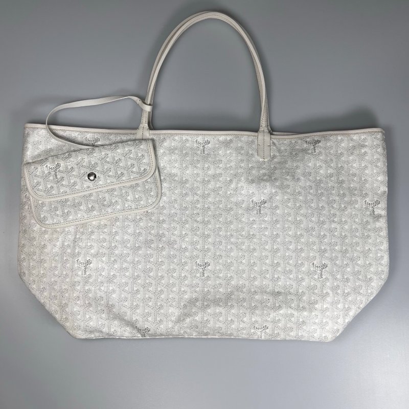 GOYARD 白St. Louis GM 托特包-0