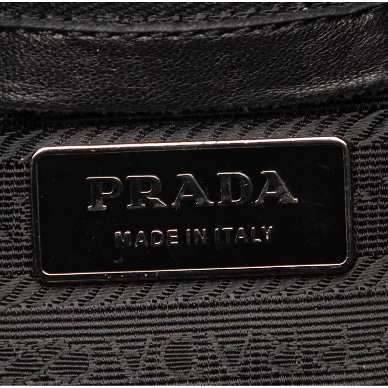 🎄黑五🔔典藏品斷捨離🔪義大利🇮🇹 Prada黑色小羊皮法棍包 👜不費力的優雅👜珍藏特價9成新🉐全網最低甜甜價滴血🩸釋出-5