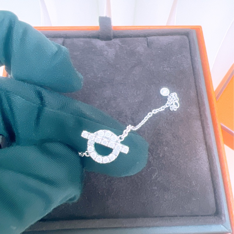Hermes finesse 白金小Q手鏈 ST-1