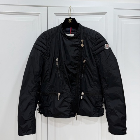 moncler 黑色 立領 輕羽絨 短版羽絨 羽絨外套 夾克 短外套 風衣外套 防風外套 飛行外套