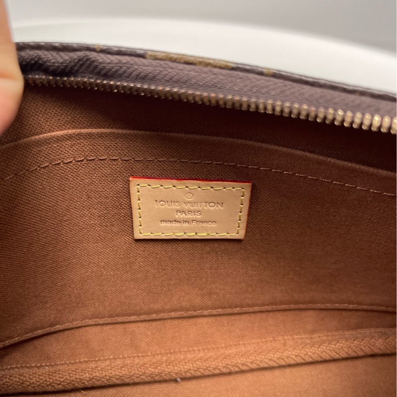 98新 LV/路易威登 CS7082綠肩帶老花五合-6