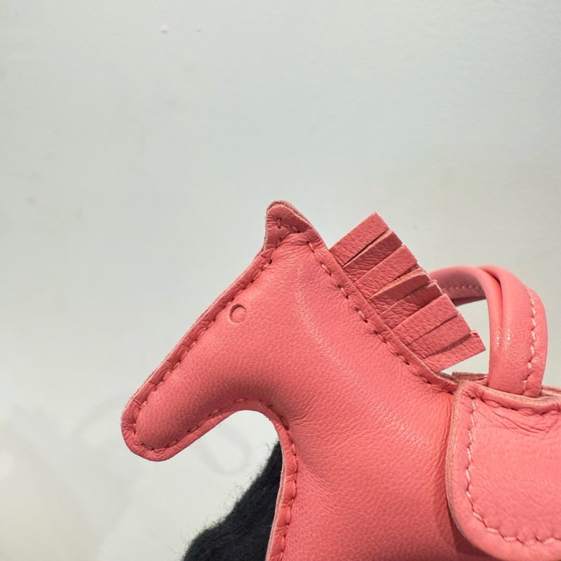 Hermès 愛馬仕 小馬吊飾 （粉色）-5
