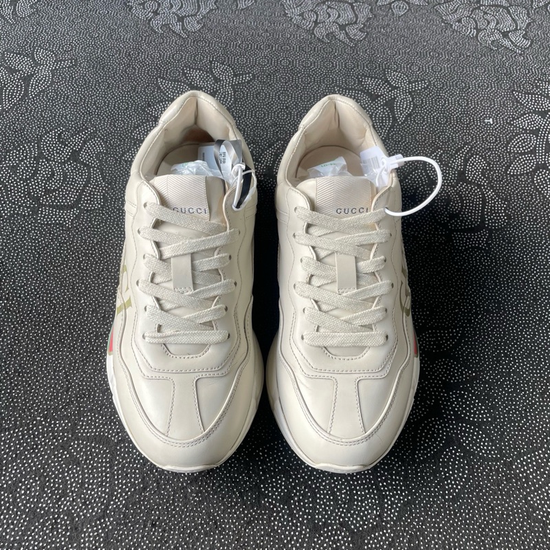 98新 gucci腰帶老爹鞋36.5碼無盒,成色新磨損小-1