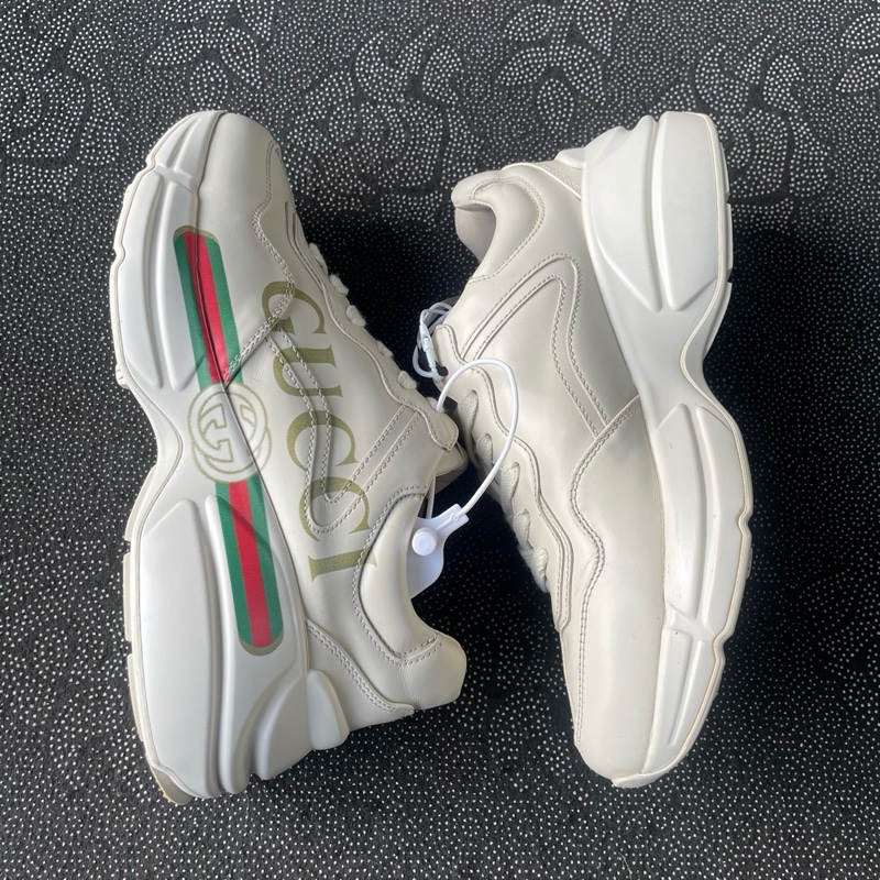 98新 gucci腰帶老爹鞋36.5碼無盒,成色新磨損小-6