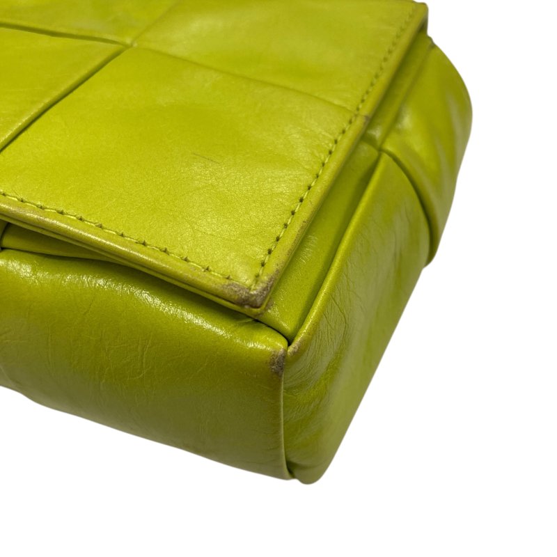 BOTTEGA VENETA 編織包 斜背包 螢光黃-6