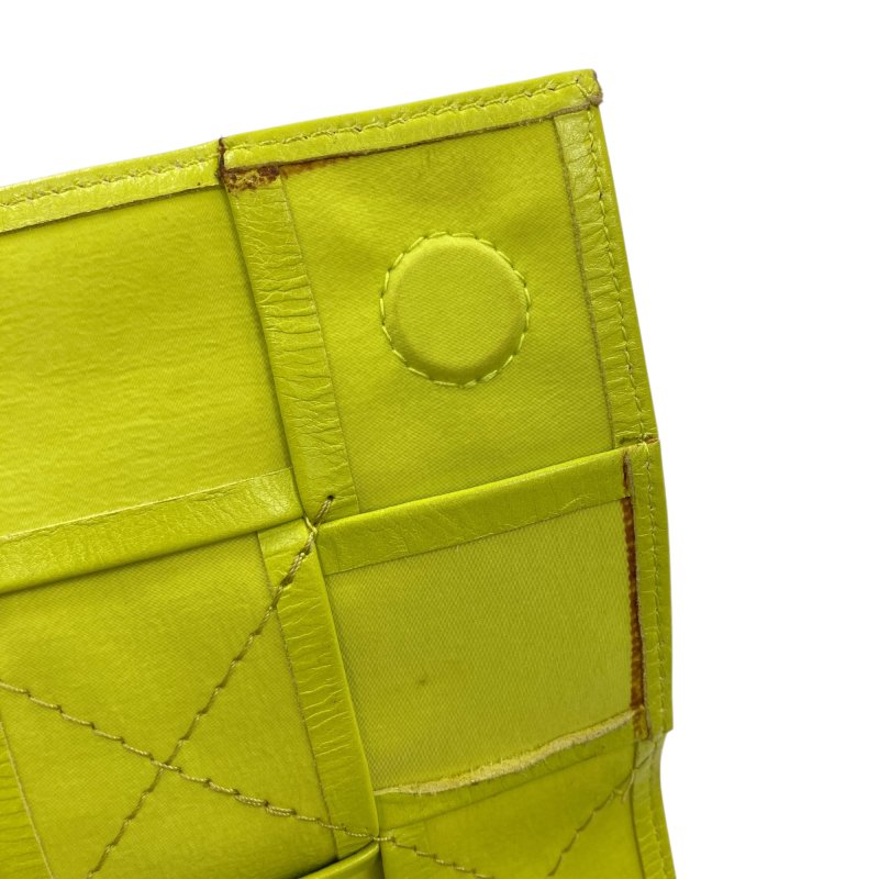 BOTTEGA VENETA 編織包 斜背包 螢光黃-15