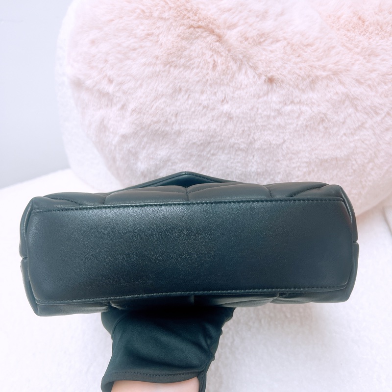 YSL puffer / loulou 黑金鏈條包-2