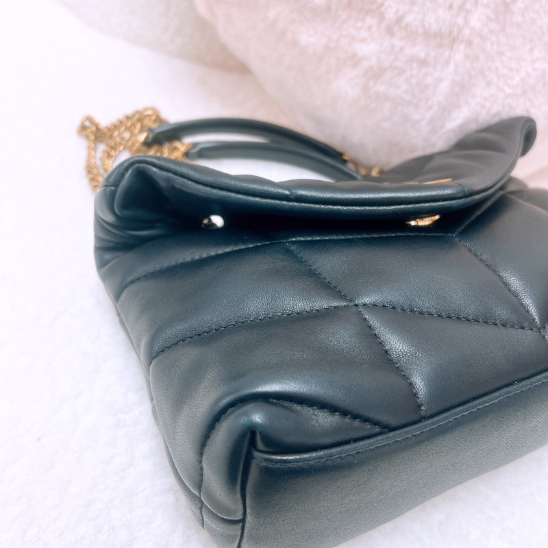 YSL puffer / loulou 黑金鏈條包-4