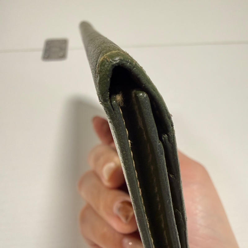 HERMES長夾 愛馬仕 墨綠色-9