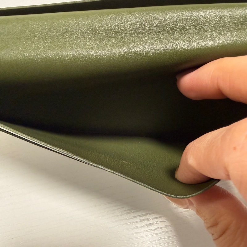 HERMES長夾 愛馬仕 墨綠色-16